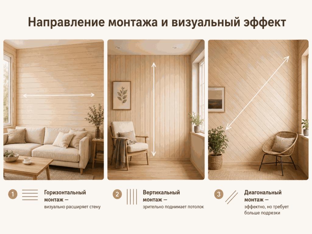 Направление монтажа